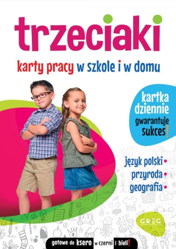 Trzeciaki GREG – karty pracy dla klasy 3 szkoły podstawowej w książkowym wydaniu