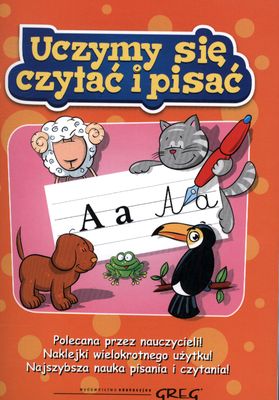 Książka Uczymy się czytać i pisać GREG do nauki liter, sylab i pisania