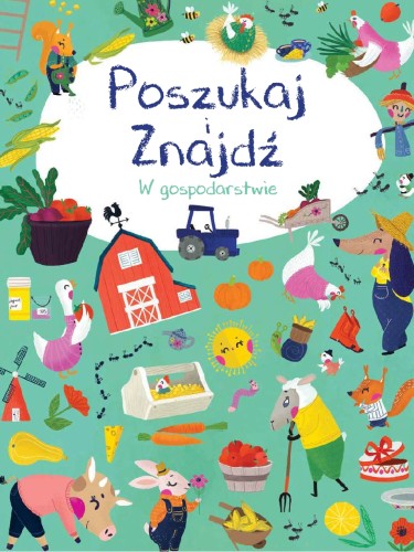 Książka obrazkowa YOYO BOOKS Poszukaj i znajdź. W gospodarstwie do wyszukiwania zwierząt