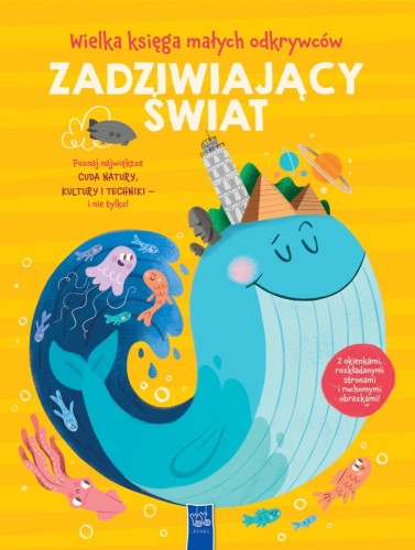 Wielka księga małych odkrywców YOYO BOOKS – okładka interaktywnej książki z okienkami