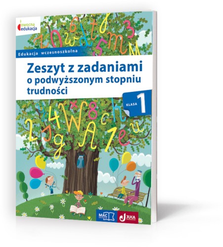 Zeszyt Owocna edukacja MAC PODRĘCZNIKI z dodatkowymi zadaniami dla uczniów klasy 1