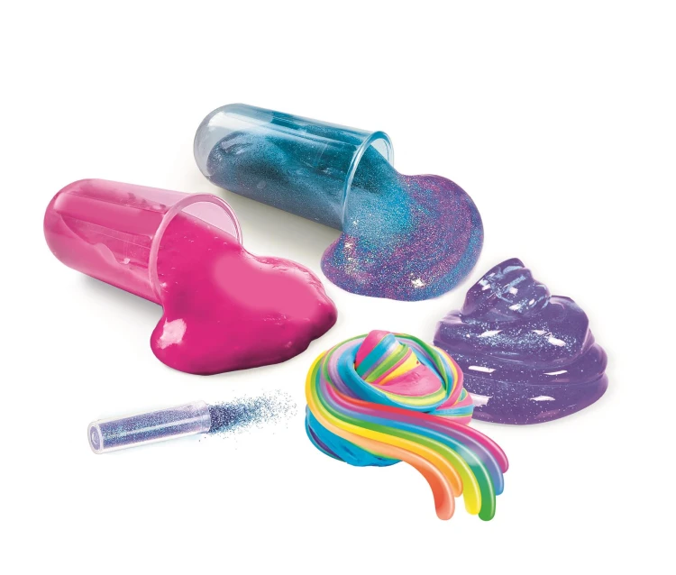 Laboratorium slime Clementoni do eksperymentów z brokatem, barwnikami i aromatami