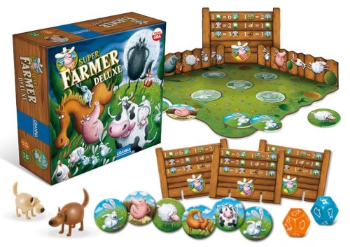 Gra Superfarmer Deluxe BRAIN GAMES – matematyczna rozgrywka z rozwijaniem hodowli zwierząt