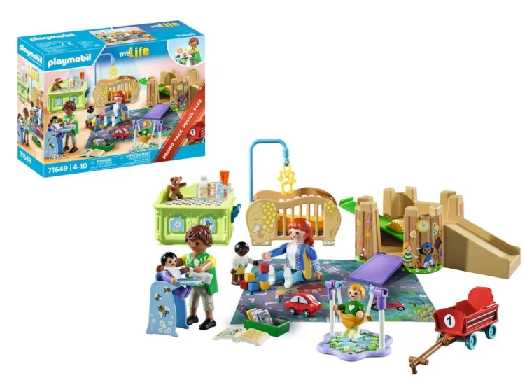 Playmobil Grupa maluchów, zestaw figurek z akcesoriami do opieki nad dziećmi