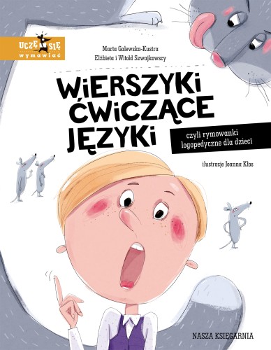 Wierszyki ćwiczące języki Naszej Księgarni, książka z rymowankami logopedycznymi dla dzieci