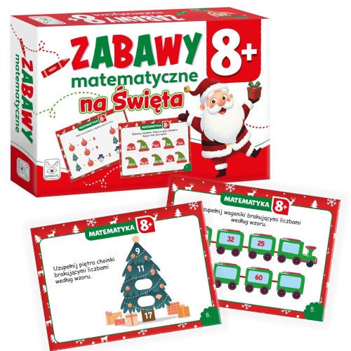 Zabawy matematyczne na Święta KANGUR – karty edukacyjne dla dzieci 8+