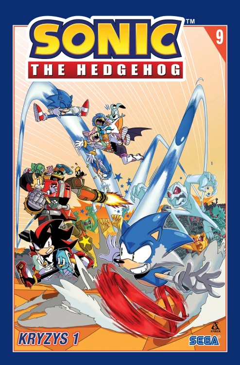 Sonic the Hedgehog. Kryzys 1 – tom 9, komiks Amber w twardej oprawie