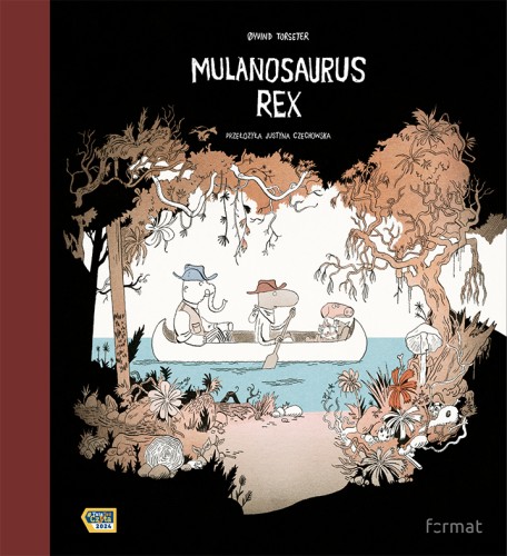 Okładka komiksu Mulanosaurus Rex o dinozaurach, wydawnictwo Format