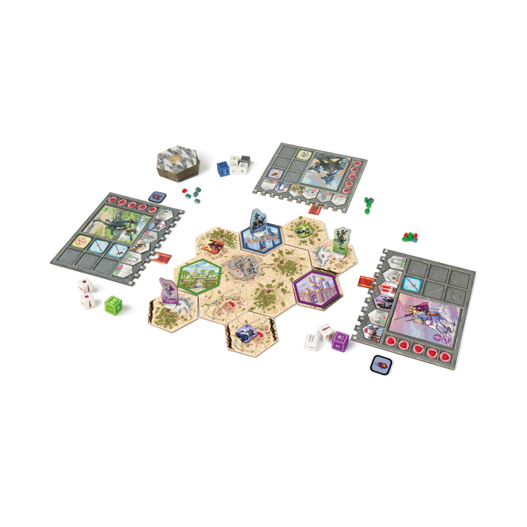 Karak 2 ALBI – gra planszowa fantasy z bohaterami przemierzającymi krainę wokół zamku