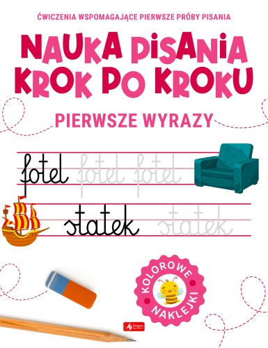 Nauka pisania krok po kroku DRAGON, zeszyt ćwiczeń grafomotorycznych dla przedszkolaków
