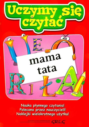 Książka GREG do nauki czytania metodą sylabową dla dzieci
