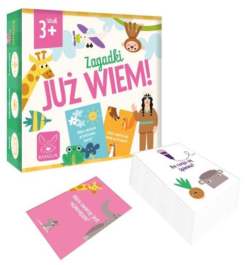 Już Wiem 3+ Zagadki KANGUR – gra edukacyjna z 72 zagadkami obrazkowymi