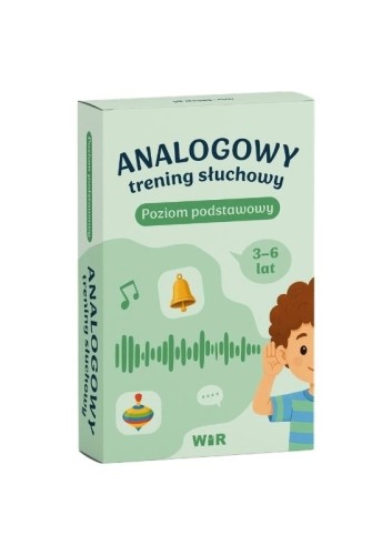 Analogowy trening słuchowy WIR (T) – zestaw kart logopedycznych dla dzieci