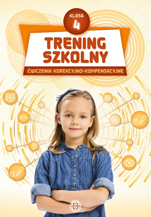 Trening szkolny klasa 4 Harmonia podręczniki, zeszyt ćwiczeń korekcyjno-kompensacyjnych.