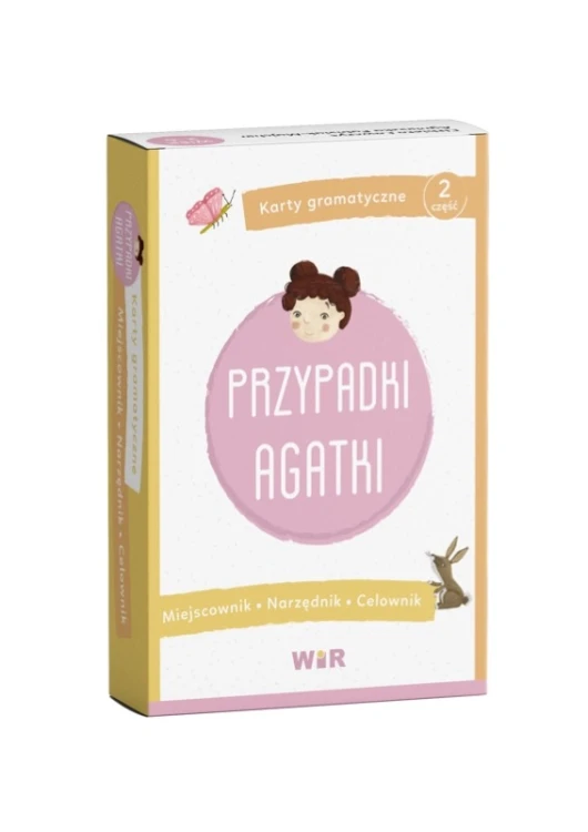 Przypadki Agatki Wir (T) – karty gramatyczne do ćwiczenia odmiany rzeczowników
