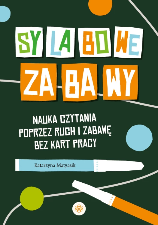 Sylabowe zabawy HARMONIA – okładka książki o nauce czytania metodą sylabową
