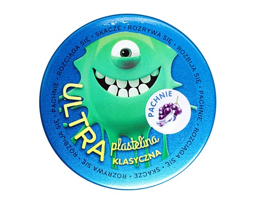 Zielona pachnąca ultraplastelina sensoryczna Epee o zapachu winogron