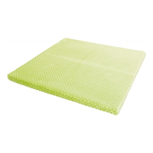 Detal materaca Soft Hill 100 x 100 cm: strukturą poliestrowego pokrowca i widoczna grubość 5 cm