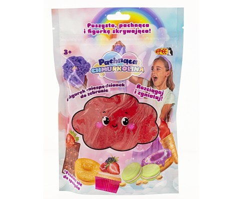 Pachnąca Chmurkolina Deserki Epee, lody truskawkowe z figurką niespodzianką