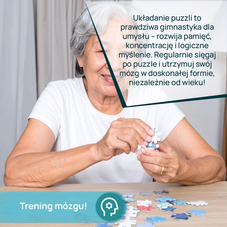 Puzzle dla seniora KANGUR w świątecznym wydaniu, 30 elementów do wspólnego układania