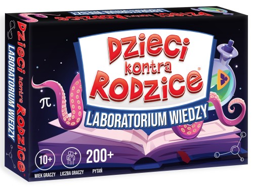 Quiz rodzinny KANGUR Dzieci kontra Rodzice z 208 pytaniami dla dzieci i rodziców