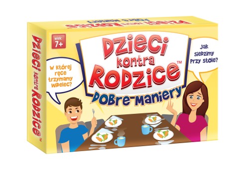 Gra Dzieci kontra Rodzice KANGUR o dobrych manierach dla dzieci od 7 lat