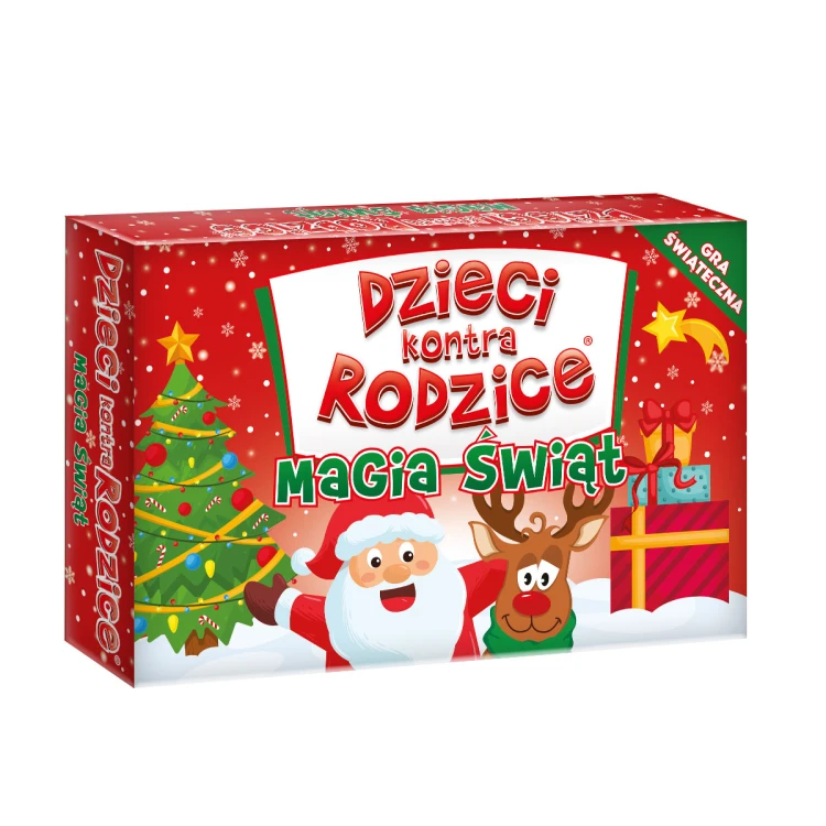 Dzieci kontra Rodzice Magia Świąt KANGUR – rodzinna gra karciana o Bożym Narodzeniu