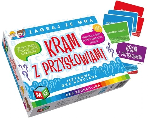 Kram z Przysłowiami MULTIGRA, gra edukacyjna z kartami do nauki polskich przysłów