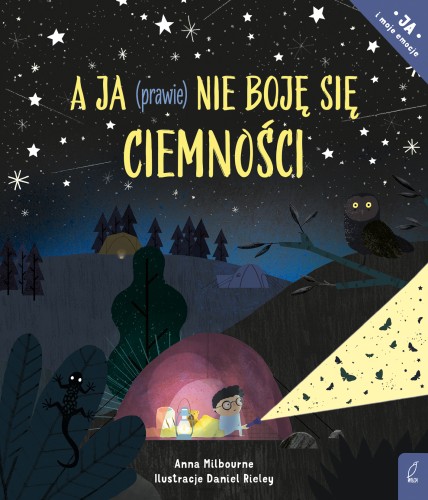 Książka o strachu przed ciemnością Wilga, picturebook z serii Ja i moje emocje