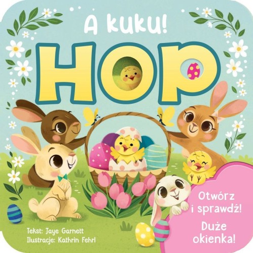 A kuku! Hop – interaktywna książeczka z okienkami Wydawnictwa Olesiejuk