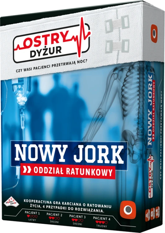 Ostry Dyżur: Nowy Jork Portal Games, kooperacyjna gra dedukcyjna o nocnym dyżurze