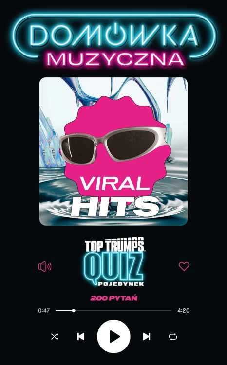 Winning Moves Viral Hits – gra karciana z pytaniami o piosenki, refreny i taneczne challenge
