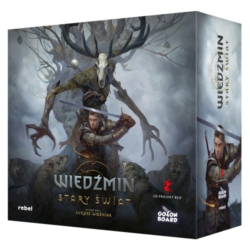 Wiedźmin: Stary Świat – Edycja Deluxe REBEL, przygodowa gra planszowa z figurkami potworów