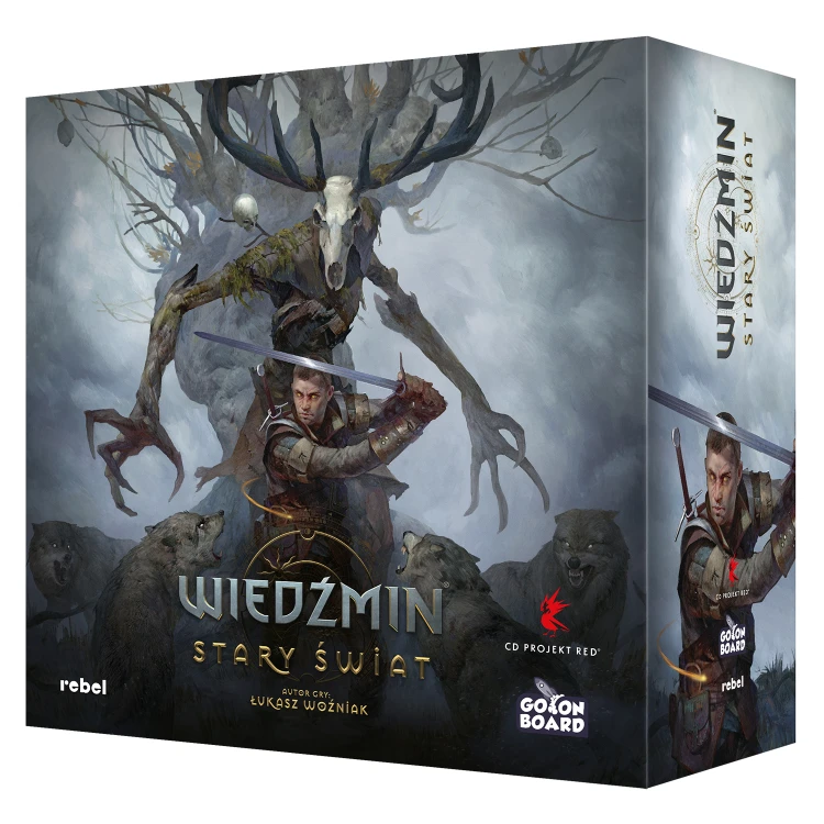 Wiedźmin: Stary Świat – Edycja Deluxe REBEL, przygodowa gra planszowa z figurkami potworów