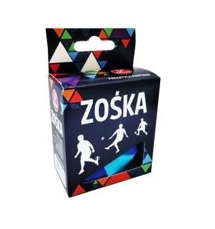 Zośka KUKURYKU, miękka piłka zręcznościowa uszyta z bawełny, wypełniona ciecierzycą.