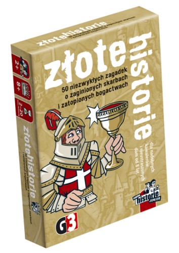 Złote Historie G3, gra karciana z 50 historycznymi zagadkami dla dzieci