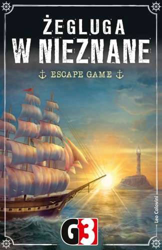Żegluga w nieznane G3 – gra Escape Room z zagadkami i szyframi dla 1–4 graczy