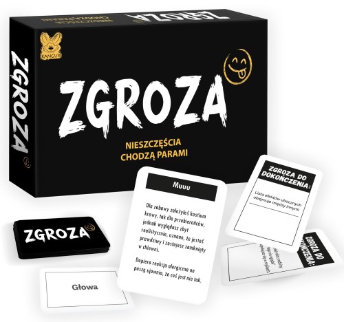 Gra karciana Zgroza KANGUR z czarnym humorem dla młodzieży i dorosłych