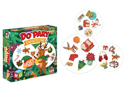 Świąteczne Do Pary MULTIGRA, gra karciana dla dzieci w bożonarodzeniowym klimacie