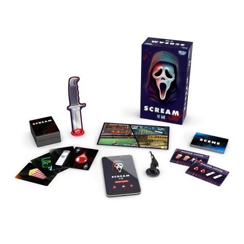 Krzyk Scream The Game Funko Games, kooperacyjna gra karciana z motywem horroru