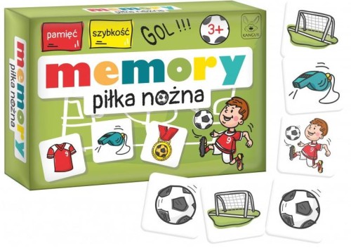 Memory Piłka Nożna KANGUR, gra pamięciowa z obrazkami o tematyce piłkarskiej