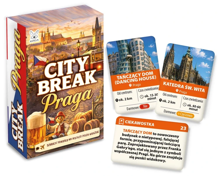 Praga City Break KANGUR – mini przewodnik turystyczny z 25 atrakcjami i ciekawostkami