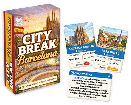 Mini przewodnik Barcelona City Break KANGUR z atrakcjami i ciekawostkami o mieście