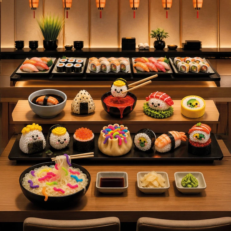 Zestaw Lisciani Slumi Sushi i Slime do sensorycznych eksperymentów i przygotowania dodatków