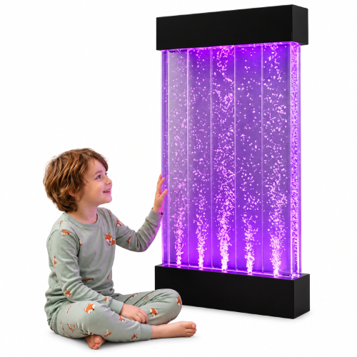 Ściana bąbelkowa sensoryczna LED Playlearn 90 cm – panel wodny z pilotem paktoo pl.png