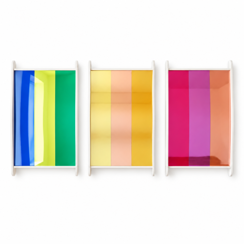Tęczowe lustra sensoryczne Playlearn – 3 szt., 108 × 62 cm paktoo pl.png