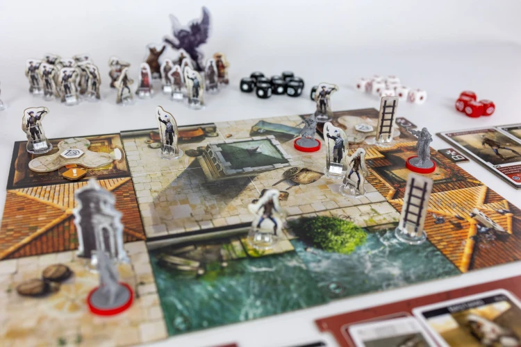Gra Assassin's Creed: Brotherhood of Venice Portal Games z planszami i figurkami