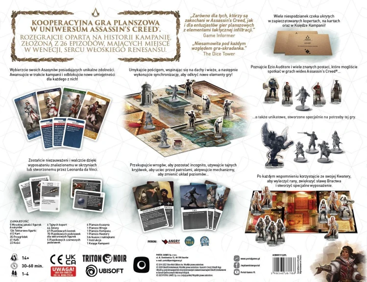 Brotherhood of Venice Portal Games – akcesoria do misji w grze planszowej