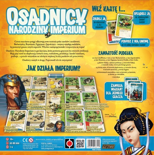 Strategiczna gra karciana Osadnicy: Narodziny Imperium od Portal Games dla 1–4 graczy