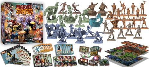 Portal Games Marvel Zombies: Rewolucja X-Men, prezentacja gry planszowej i jej oprawy